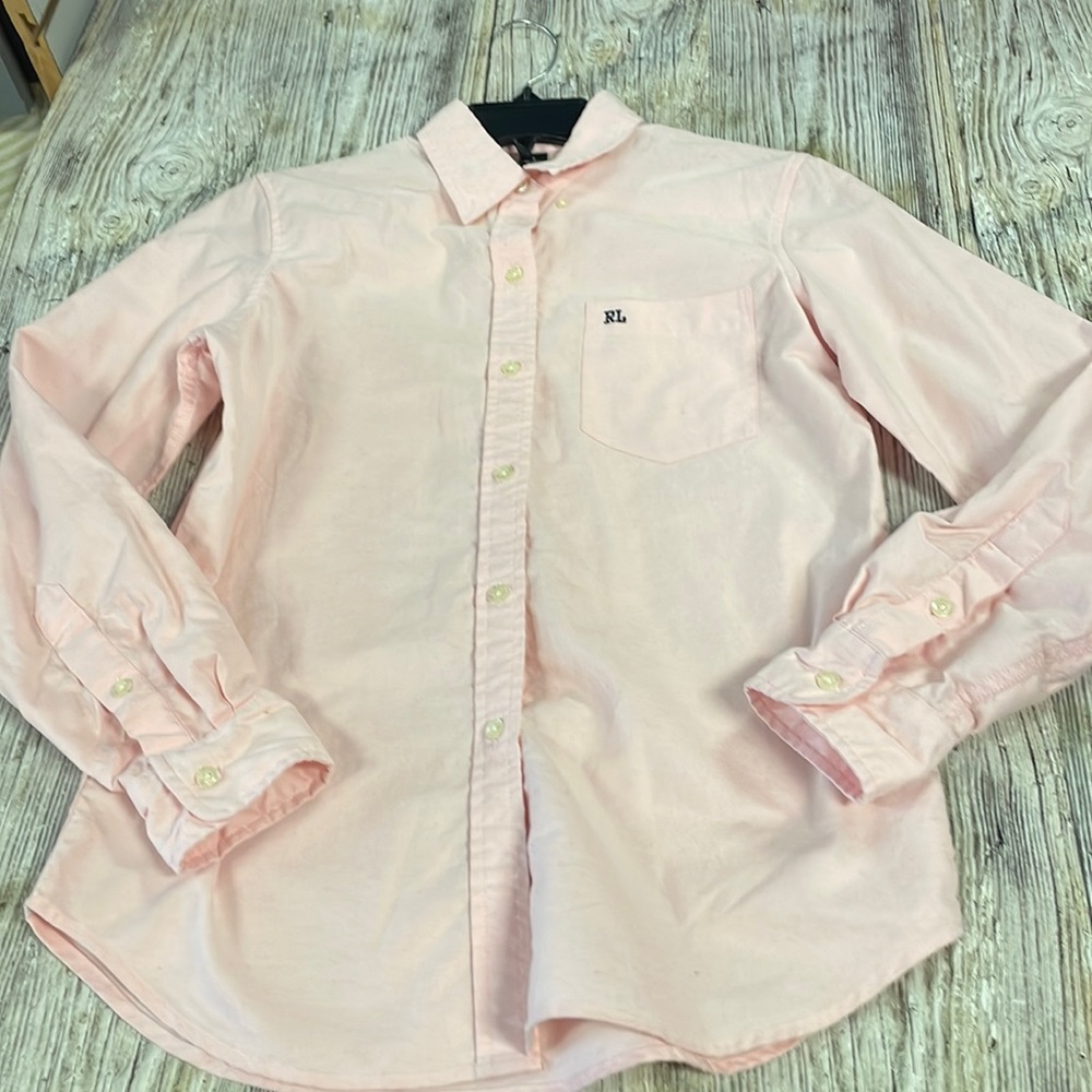 Vintage Ralph Lauren Button Down Shirt pink